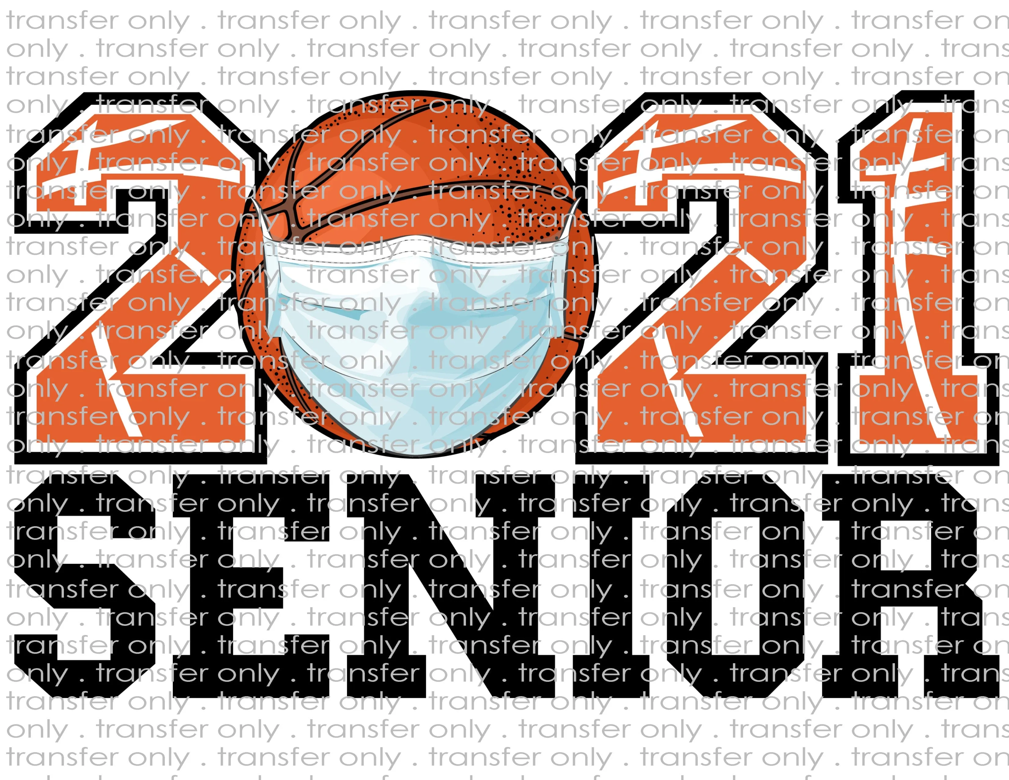 2021 Masked Basketball - Waterslide, Sublimation Transfers