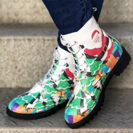 21 SANTA PU Leather Boots