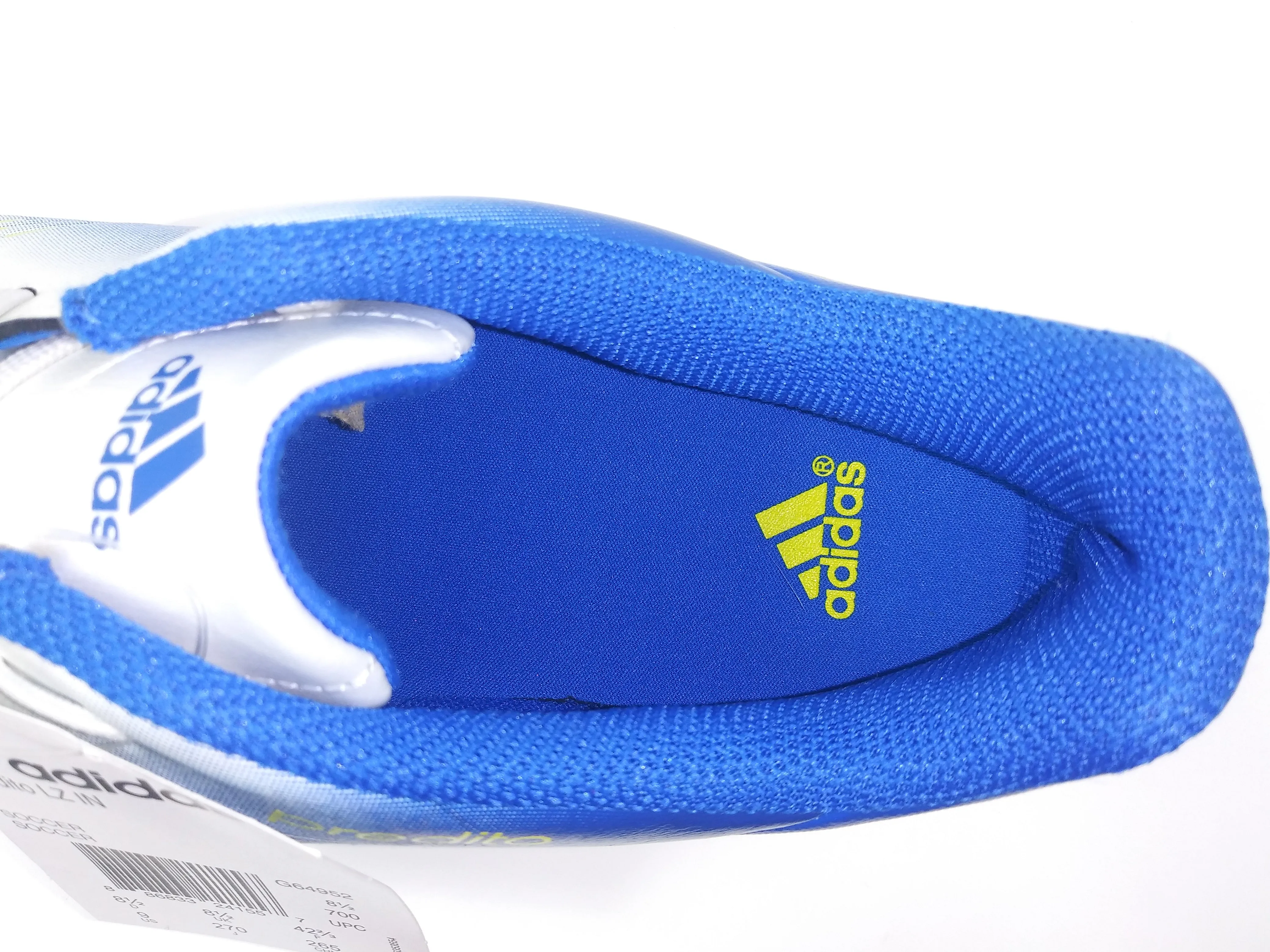 Adidas Predito LZ IN Indoor Shoes White Blue