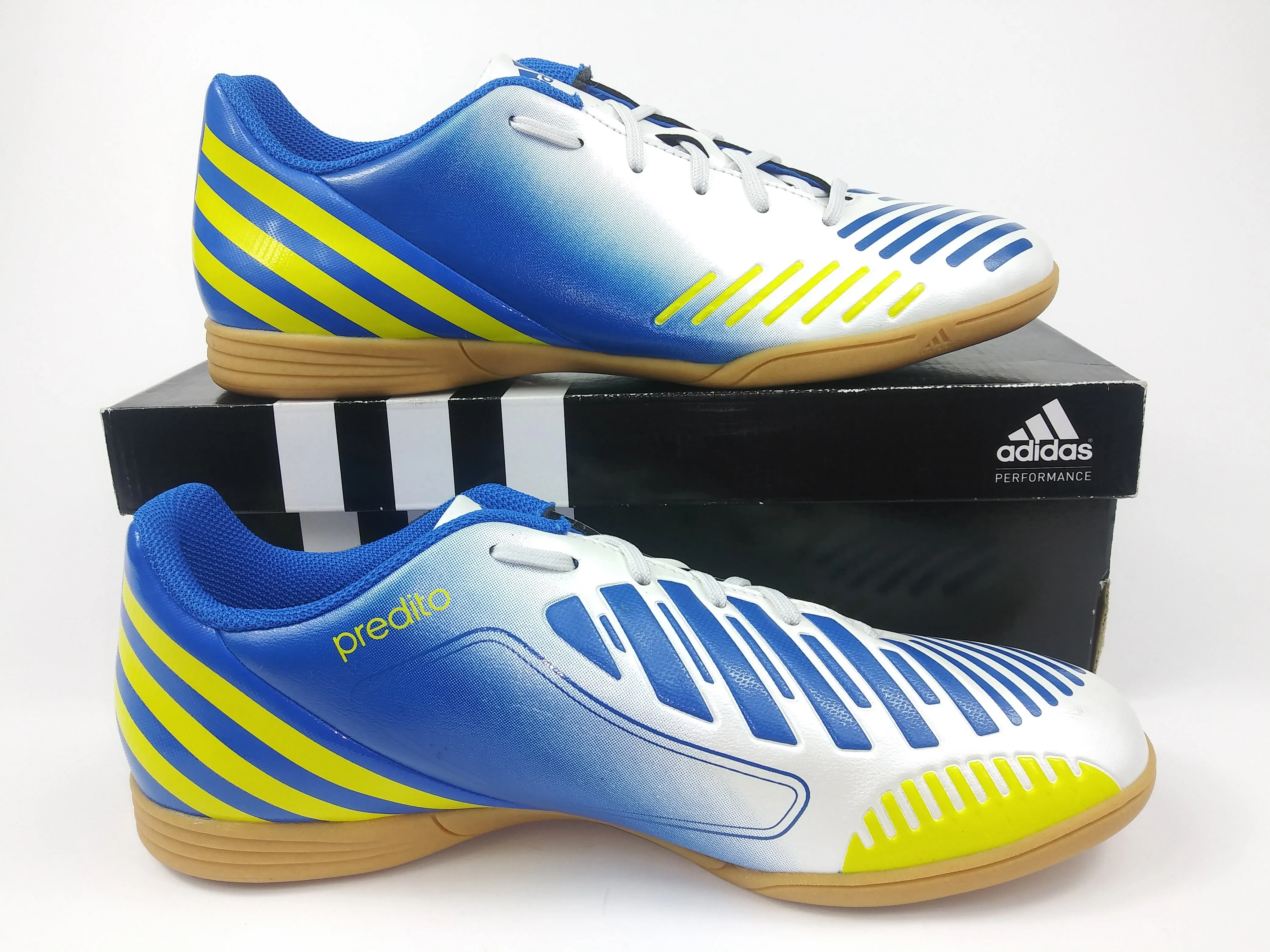 Adidas Predito LZ IN Indoor Shoes White Blue