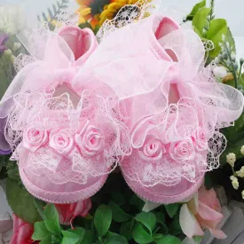 Baby Girls Shoes Lace Flower Toddler Infants Shoes Kid Princess Shoes Size 1 2 3