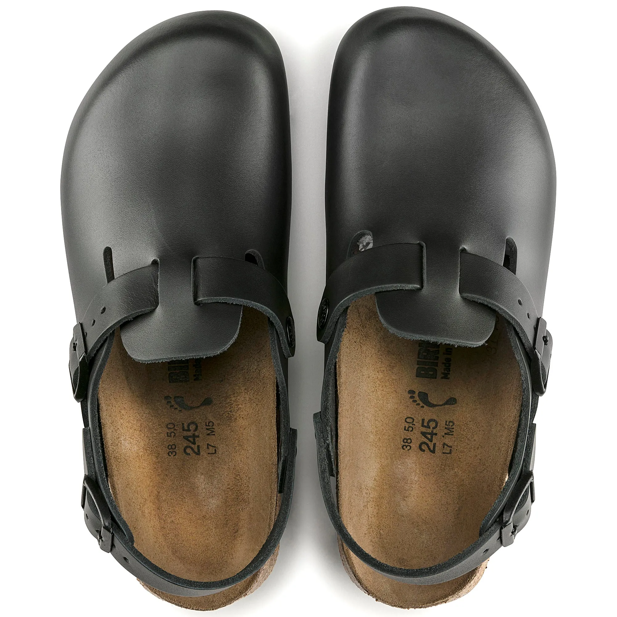 Birkenstock Tokio Super Grip Leather Color: Black