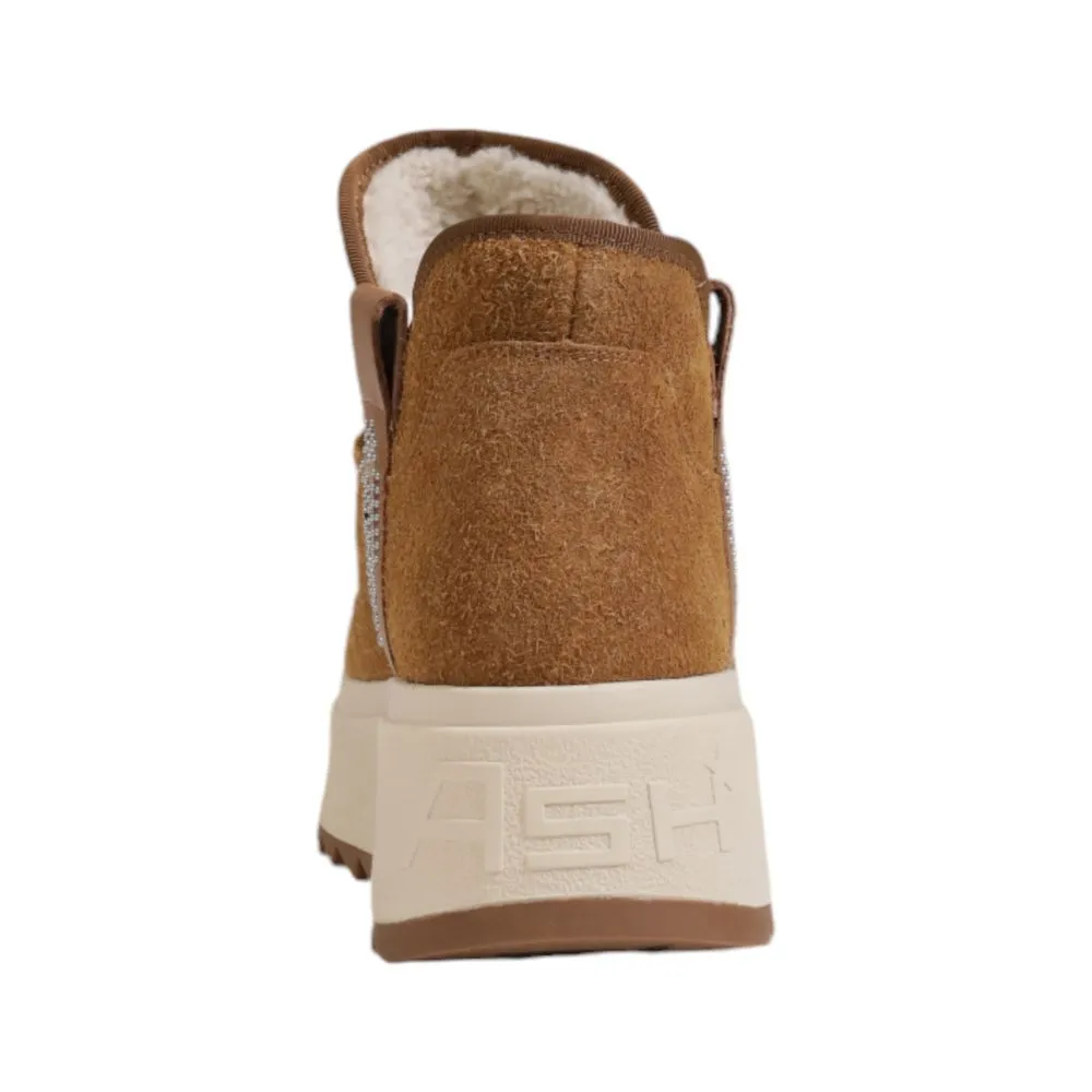 Brown Suede Leather Boot