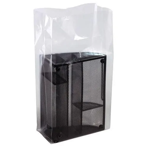 Clear Gusseted Bags on a Roll. 32 x 28 x 84 x 2 mil