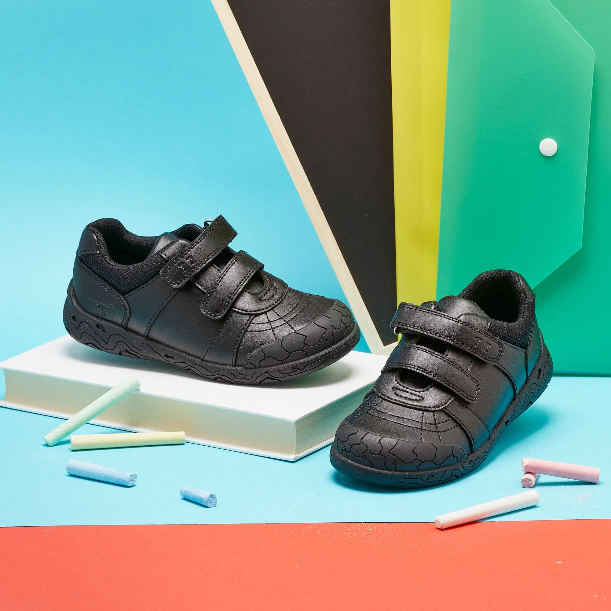 DEX - Vegan Boys Dinosaur School Shoe