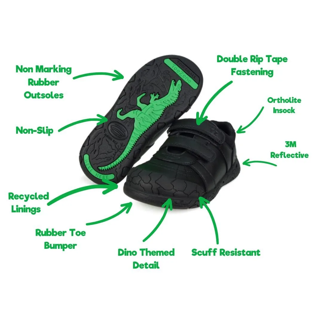 DEX - Vegan Boys Dinosaur School Shoe