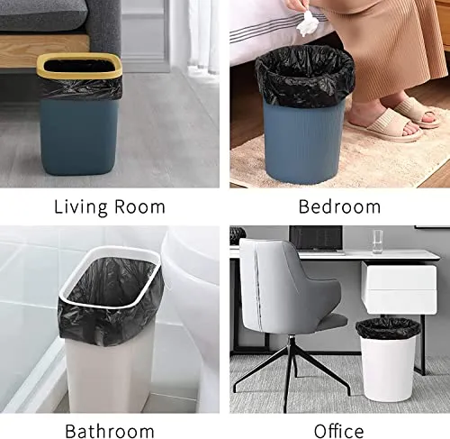 Ezee Garbage Bags - 48X54 Cm (6 Rolls, 180 Bags, Medium, Black, plastic)