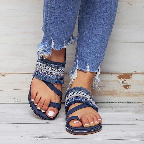 Fashion Casual Fringed Beach Sandals