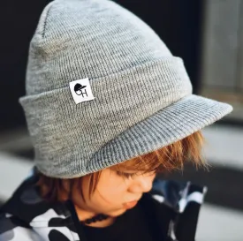 George Hats - Visor Beanie in in Grey