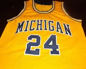 Jimmy King Michigan Wolverines College Basketball Throwback Jersey