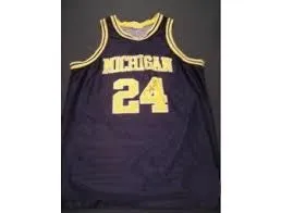 Jimmy King Michigan Wolverines College Basketball Throwback Jersey