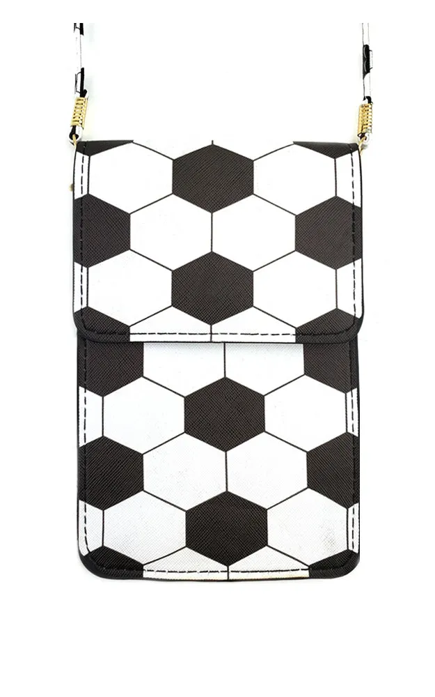 MB0062 Soccer Ball Cellphone Crossbody Bag