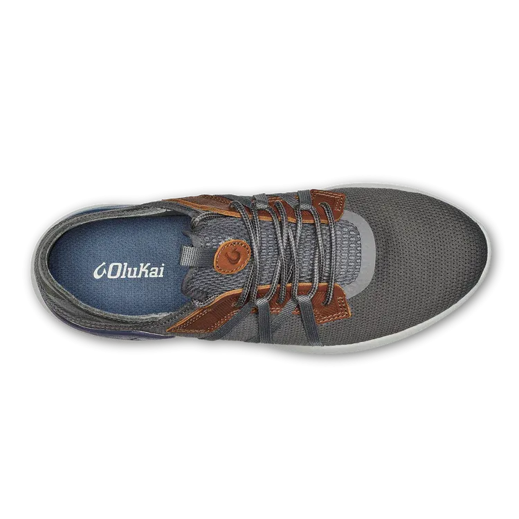 Men's Olukai Mio Li Color: Pavement / Vintage Indigo