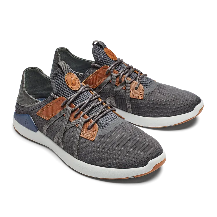 Men's Olukai Mio Li Color: Pavement / Vintage Indigo