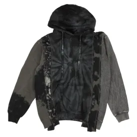 Needles Cotton Rebuilt Tie Dye Hoodie - Blue/Gray
