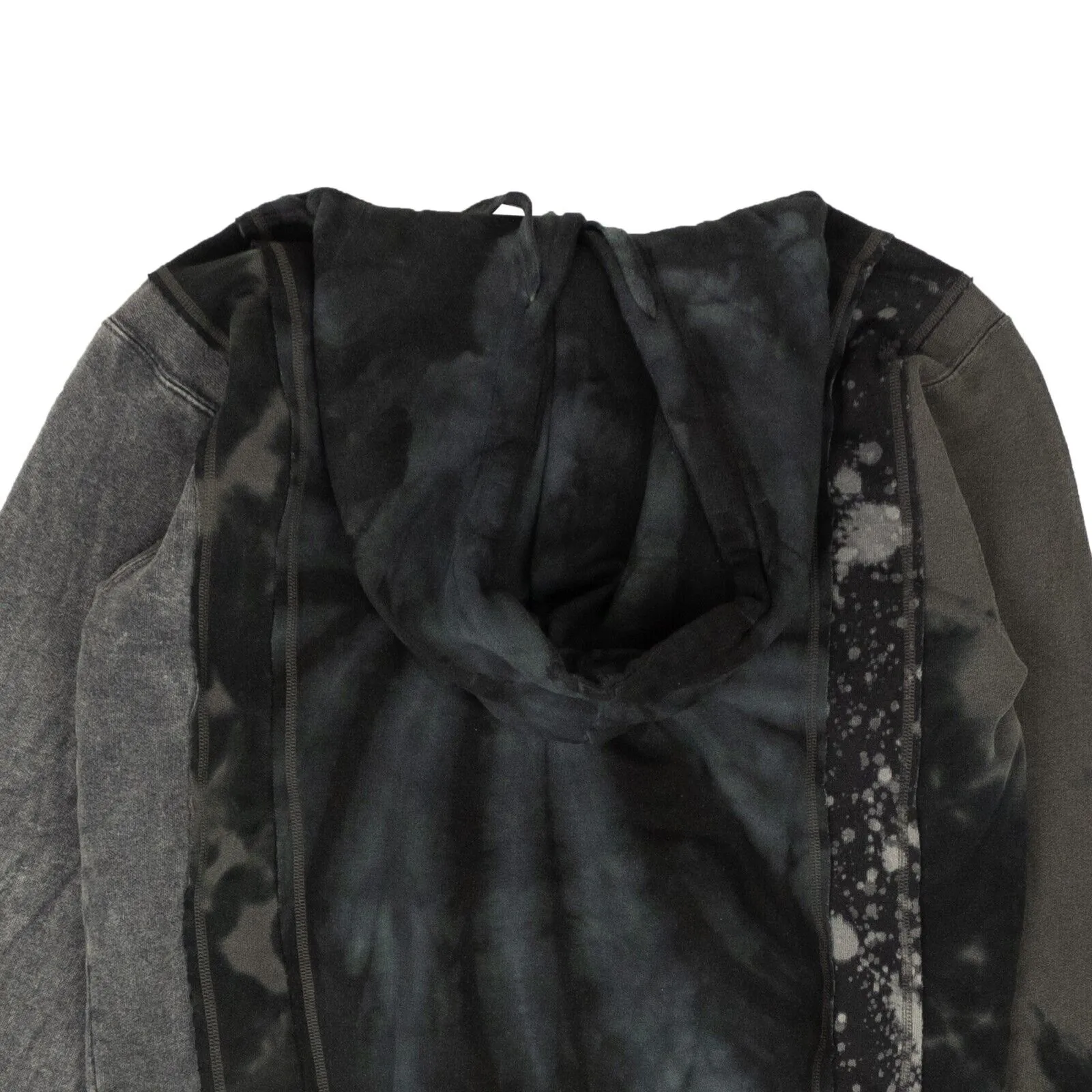 Needles Cotton Rebuilt Tie Dye Hoodie - Blue/Gray
