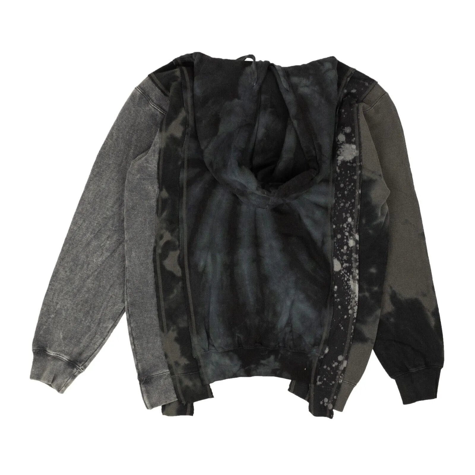 Needles Cotton Rebuilt Tie Dye Hoodie - Blue/Gray