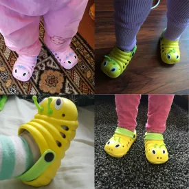New 2016 Kids summer sandal Cute caterpillar garden shoes Child boys and girls baby sandals indoor slippers slip Children's hot