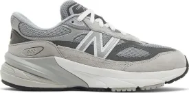 New Balance 990v6 Big Kid 'Castlerock' sneakers, gray