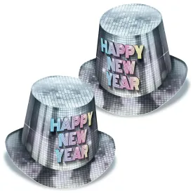 New Year's Eve Disco Fever Hi-Hats (25 per Case)