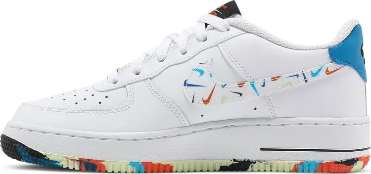 Nike Air Force 1 LV8 GS 'Swoosh Pack', White