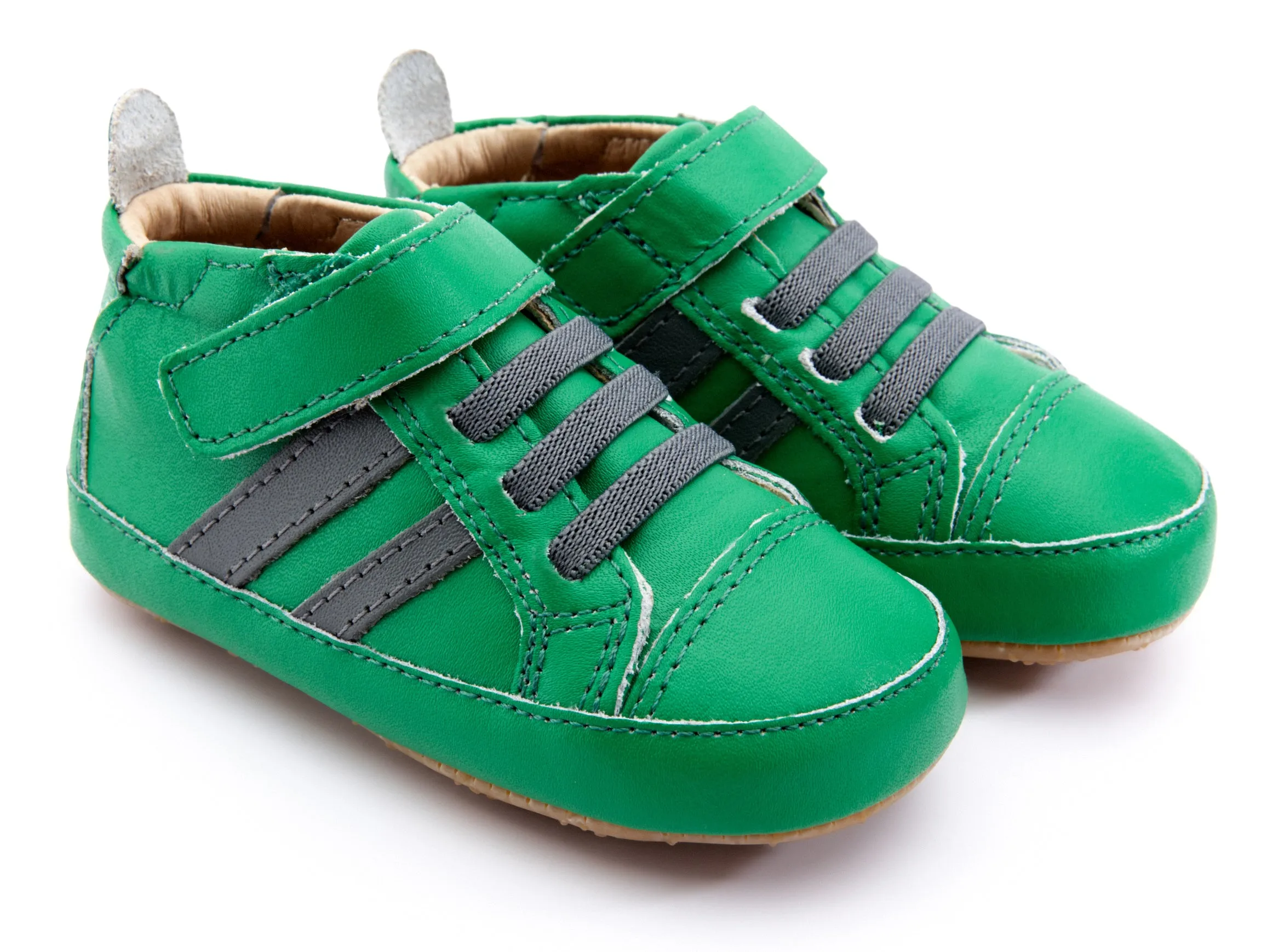 Old Soles Boy's & Girl's 066R High Roller Shoes - Neon Green/Grey