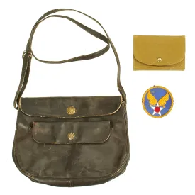 Original U.S. Korean War Women's Army Corps WAC Brown Handbag with Contents