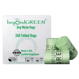 Plant-Based Dog Poop Bag Rolls for Leash Dispenser - 240 Bags