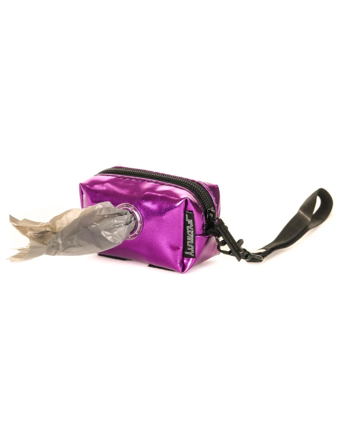 poopyCUTE | Cute Poop Bag Holder | METALLIC Purple
