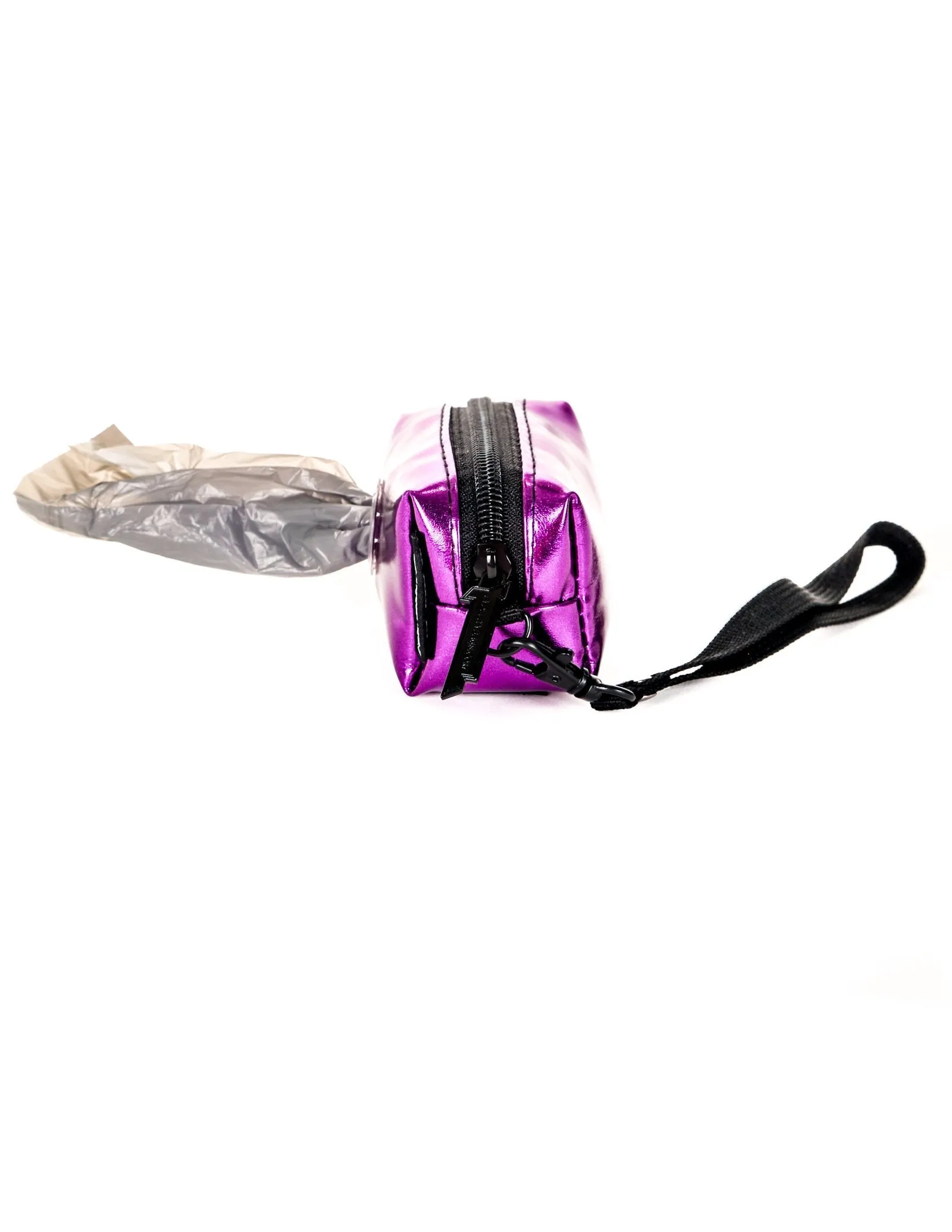 poopyCUTE | Cute Poop Bag Holder | METALLIC Purple