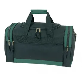 Referee Soccer Duffel Bag Forest Green Black 17 W x 10 H x 9 D