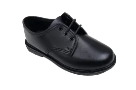 Step by Step Lace Up School Shoes - Black