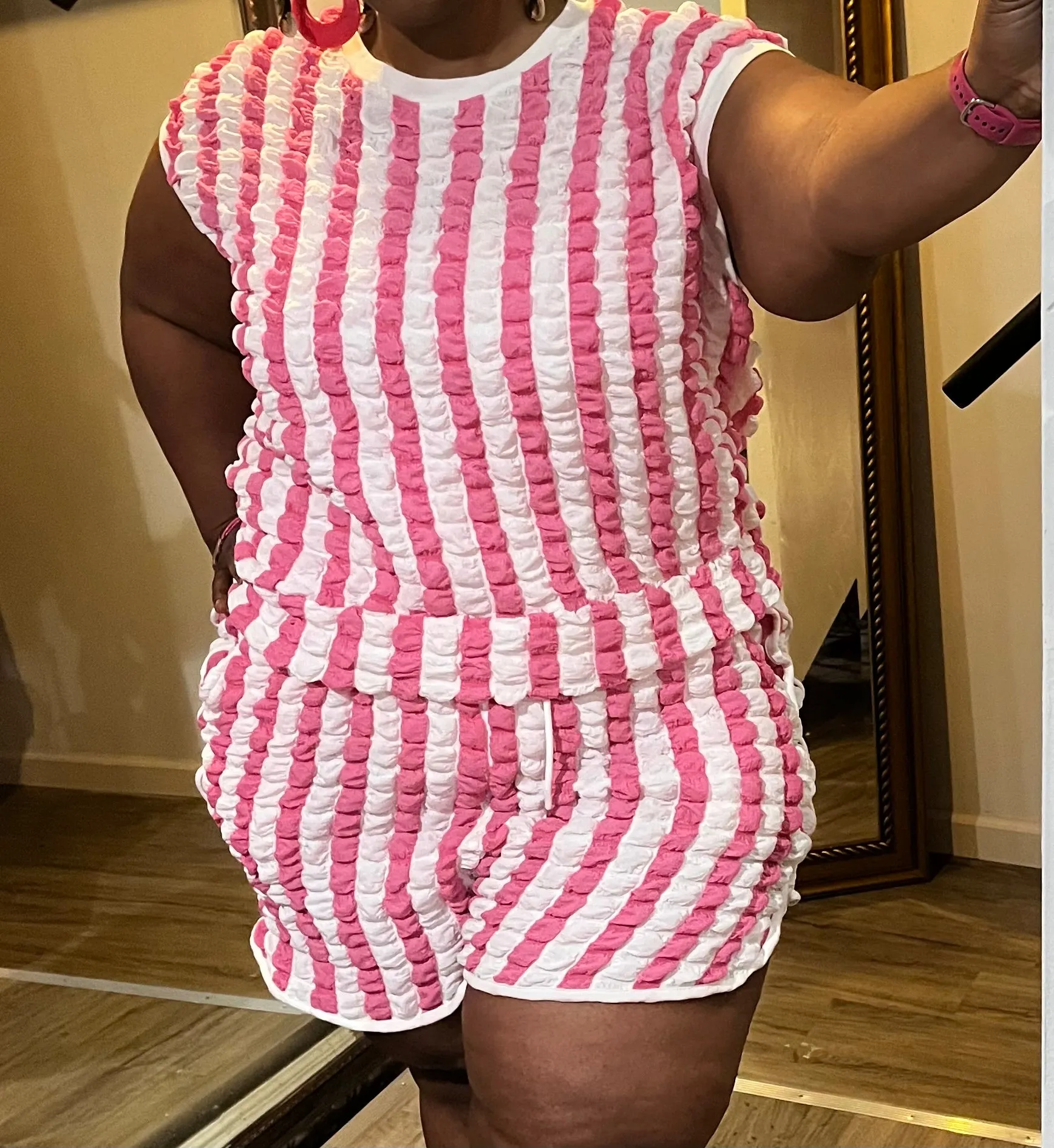 Take me back 2piece short set