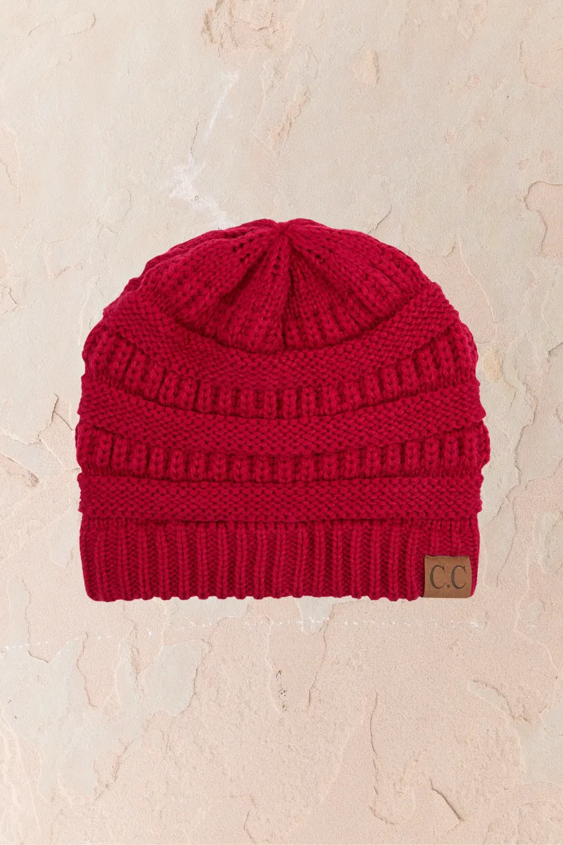 Tangerine Basic Beanie