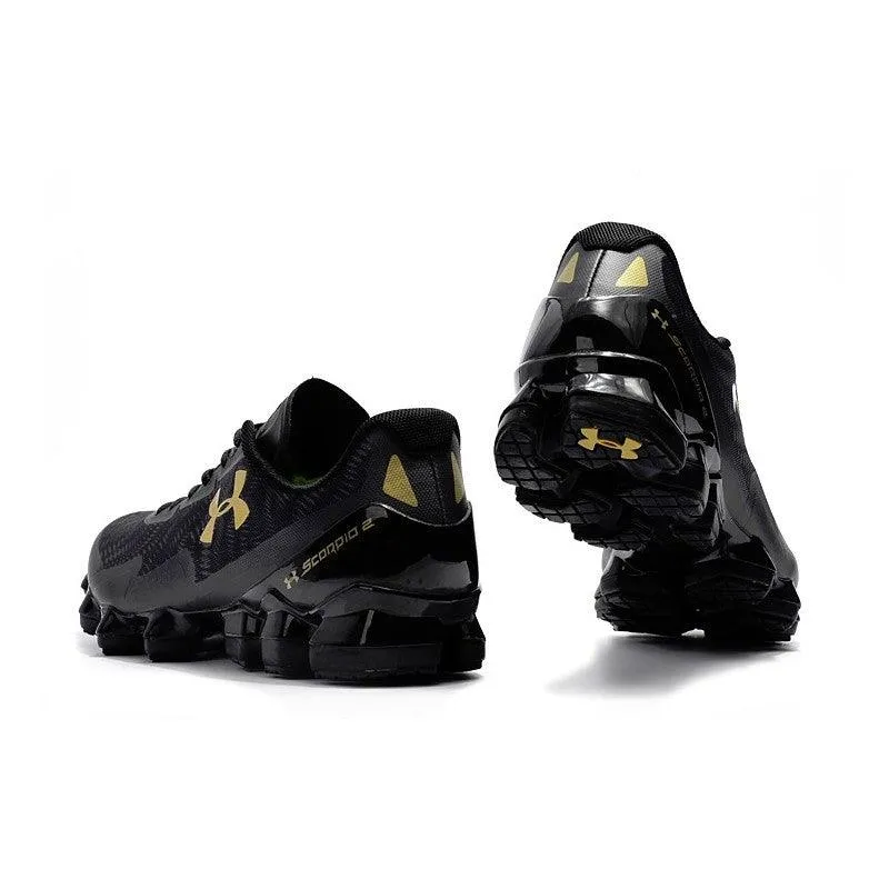 Under Armour UA Scorpio 2 Mens Running Shoes Black Gold